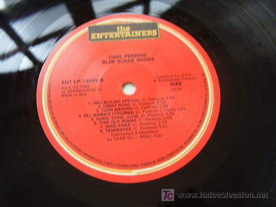 Discos de vinilo: Carl Perkins Blue Suede Shoes - Foto 4