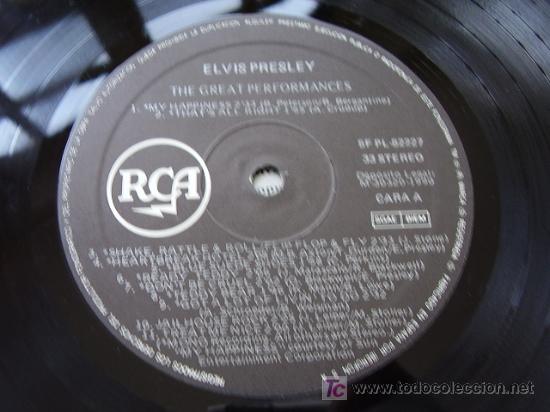 Discos de vinilo: The Great Performaces ELVIS - Foto 5