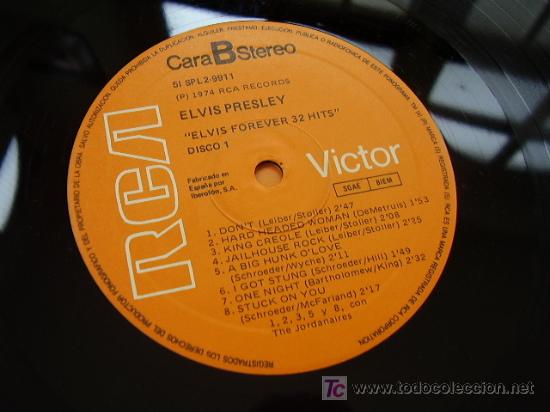 Discos de vinilo: Elvis Forever 32 Hits 2 LP&acute;S - Foto 5