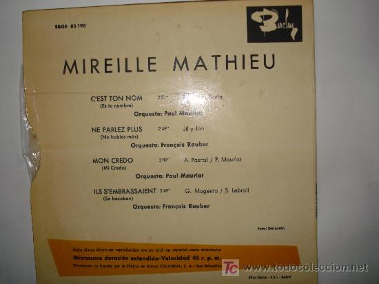 Discos de vinilo: MIREILLE MATHIEU - Foto 2