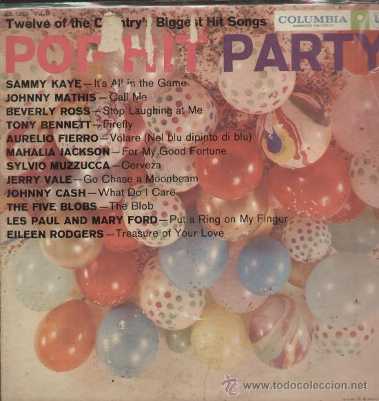 Vinyl records: pop hit party