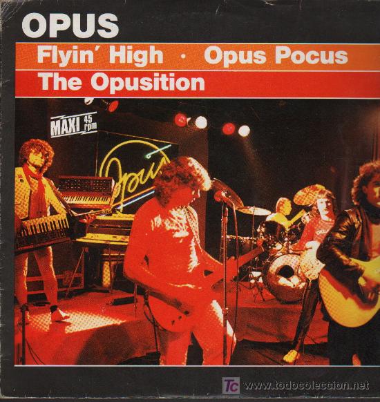 Discos de vinilo: Opus - Flyin High / Opus Pocus / The Opusition - MaxiSingle 1985 - Foto 1