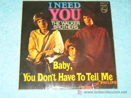 Discos de vinilo: THE WALKER BROTHERS - I NEED YOU - Foto 1