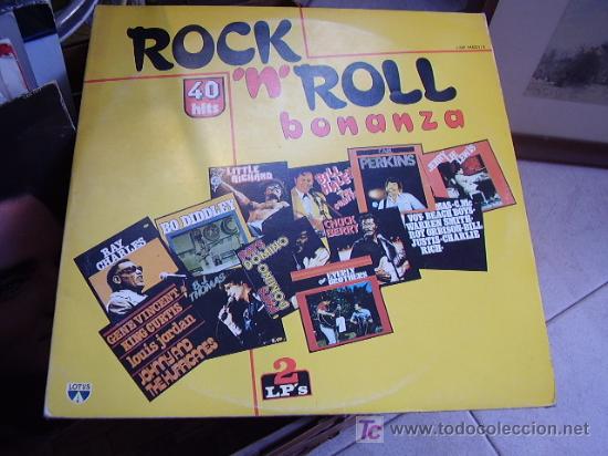 Discos de vinilo: Rock &acute;N Roll bonanza&acute;40 hits - Foto 1