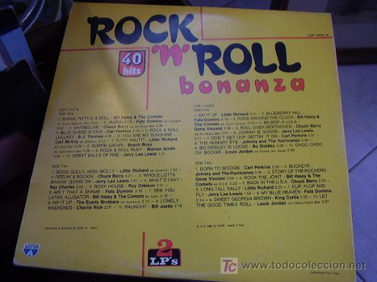 Discos de vinilo: Rock &acute;N Roll bonanza&acute;40 hits - Foto 2