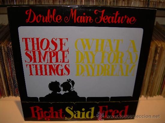Discos de vinilo: Right Said Fred - Those Simple Things  Synth-pop - Foto 1