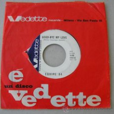 Discos de vinilo: EQUIPE 84 - GOOD BYE MY LOVE - SINGLE PROMO ITALIANO. Lote 17709596