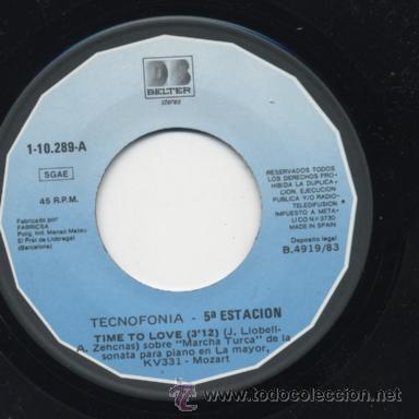 Discos de vinilo: Tecnofonia - 5&ordf; Estaci&oacute;n - Foto 4