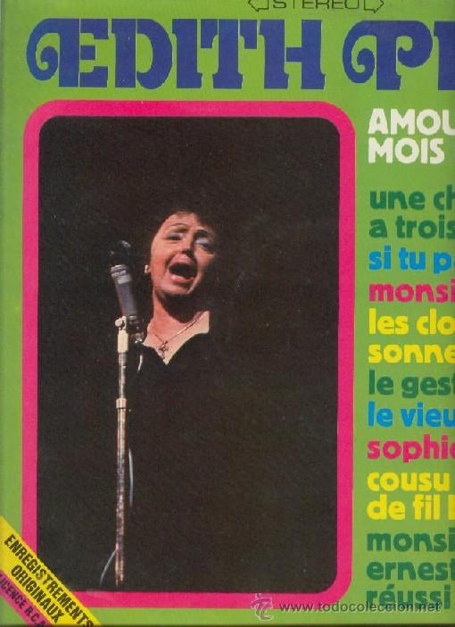 Discos de vinilo: Edith Piaf LP Amour du Mois de Mai - Foto 1