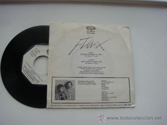Discos de vinilo: Flax, si estuvieeras t&uacute;, single - Foto 2