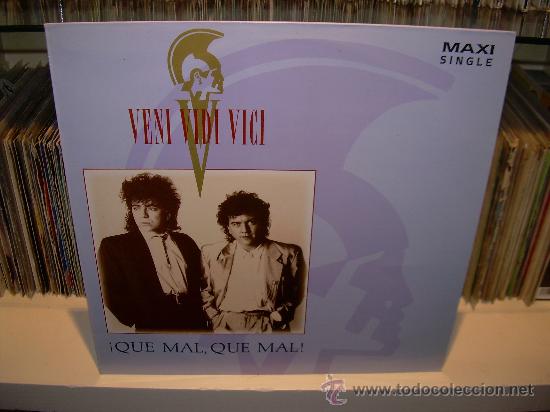 Discos de vinilo: VENI VINI VINCI - QUE MAL QUE MAL - Foto 1