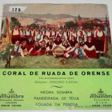Discos de vinilo: EP GALICIA FOLK : CORAL RUADA DE ORENSE . Lote 17793331