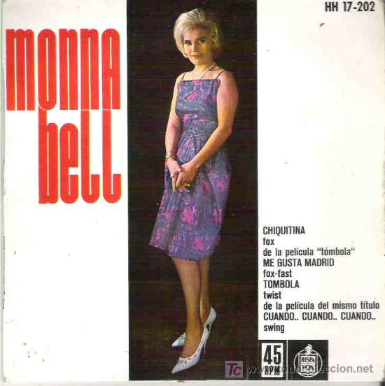Discos de vinilo: monna bell - chiquitina ** ep hispavox 1962 - Foto 1
