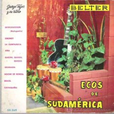 Discos de vinilo: GEORGE FERRER Y SU RITMO - ECOS DE SUDAMERICA ** BELTER EP 1959. Lote 17865251