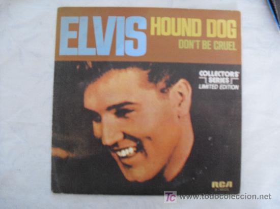 Discos de vinilo: Elvis .Hound dog - single RCA - Foto 1