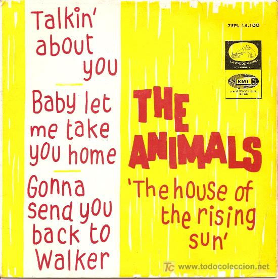 Discos de vinilo: THE ANIMALS-SPANISH EXTENDED PLAY 1964 - Foto 1