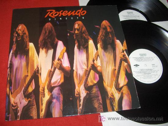 Discos de vinilo: ROSENDO Directo 2LP 1989 VINILO HARD ROCK LE&Ntilde;O LIVE EXCELENTE ESTADO