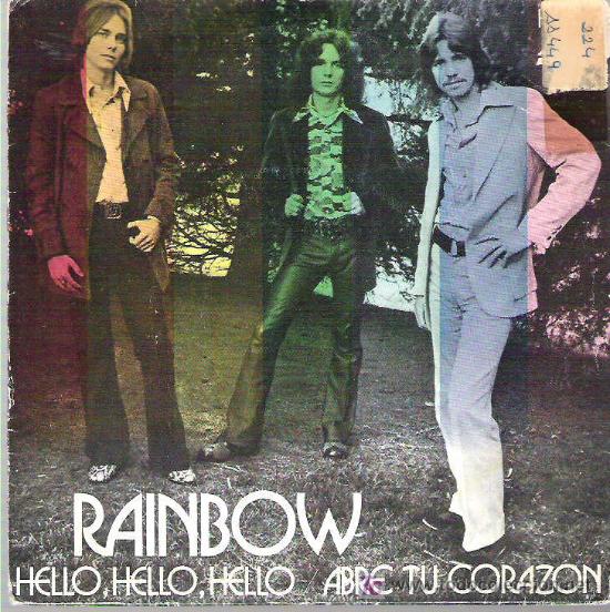 Discos de vinilo: rainbow - hello , hello , hello ** hispavox 1972 bueno - Foto 1