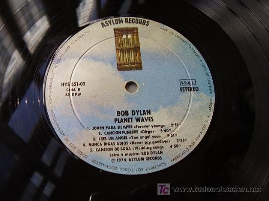 Discos de vinilo: Planet Waves  Bob Dylan - Foto 3