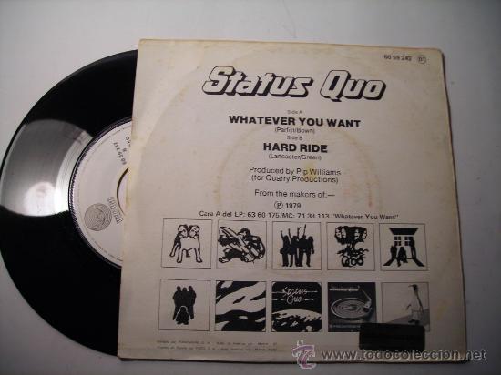 Discos de vinilo: Status Quo, Whatever you Want. 1979 - Foto 2