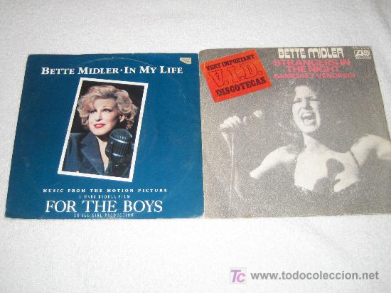 Discos de vinilo: BETTE MIDLER - LOTE DE DOS SINGLES - Foto 1