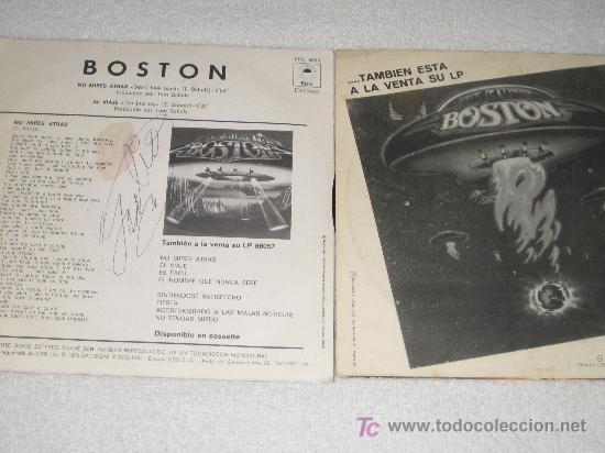 Discos de vinilo: BOSTON - LOTE DE DOS SINGLES - Foto 2