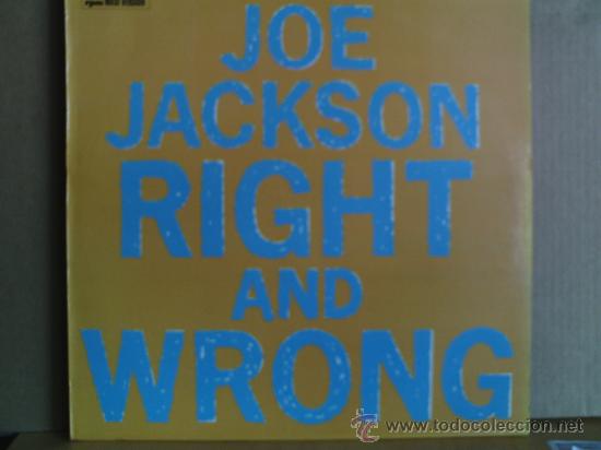 Discos de vinilo: JOE JACKSON ---- RIGHT AND WRONG - MAXI SINGLE - Foto 1