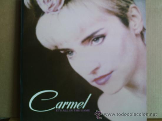 Discos de vinilo: CARMEL ---- IT&acute;S ALL IN THE GAME - MAXI SINGLE - Foto 1