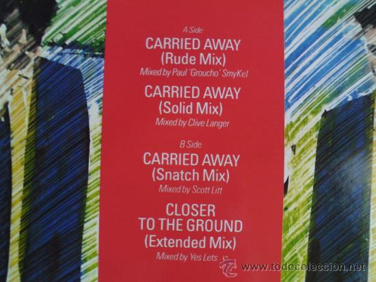Discos de vinilo: YES LETS ---- CARRIED AWAY - MAXI SINGLE - Foto 2