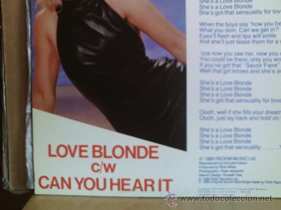 Discos de vinilo: KIM WILDE ----- LOVE BLONDE - MAXI SINGLE - Foto 2