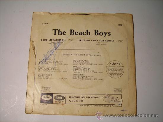 Discos de vinilo: The Beach Boys.Good Vibrations. 1966 - Foto 2
