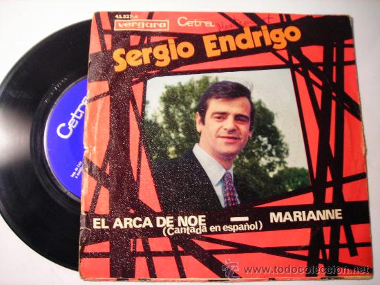 Discos de vinilo: Sergio Endrigo, El Arca de No&eacute;. 1970 - Foto 2