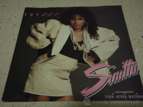 Discos de vinilo: SINITTA  ( TOY BOY    2 VERSIONES )   1987   SINGLE45   MEGA RECORDS - Foto 1
