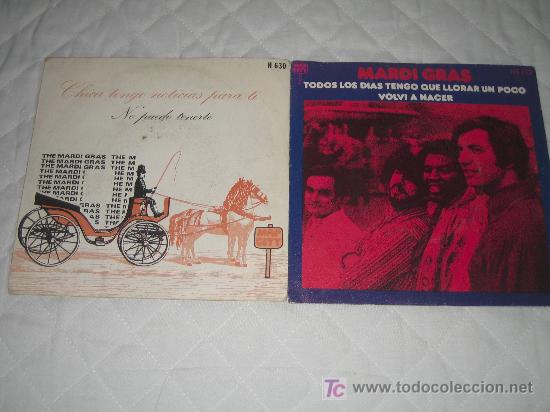 Discos de vinilo: MARDI GRAS - LOTE DE DOS SINGLES - Foto 1