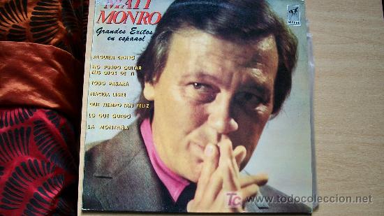 Discos de vinilo: MATT MONRO-GRANDES EXITOS EN ESPA&Ntilde;OL- - Foto 1