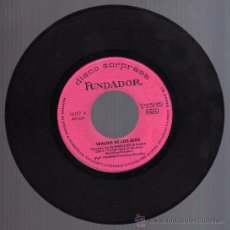 Disques de vinyle: DISCO SINGLE 45 RPM - WALDO DE LOS RIOS - SENTADO EN EL MUELLE DE LA BAHIA - Y TRES MÁS.. Lote 18500713
