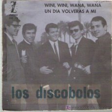Discos de vinilo: LOS DISCOBOLOS - WINI, WINI , WANA, WANA ** ZAFIRO 1964. Lote 19844107