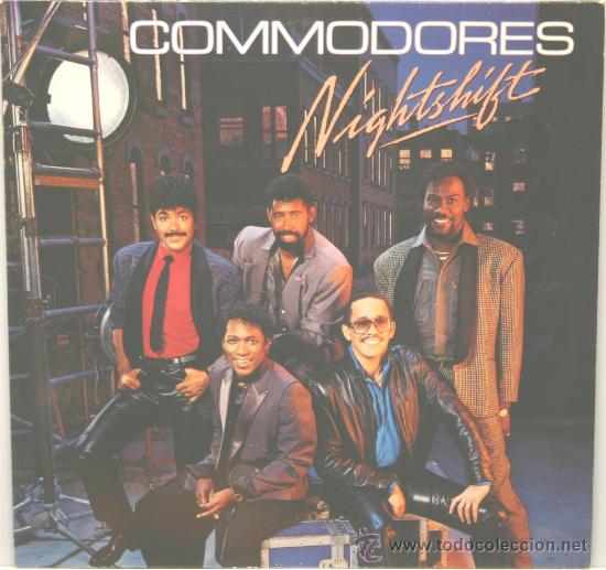 Discos de vinilo: COMMODORES nightshift LP motown 1985 - Foto 1