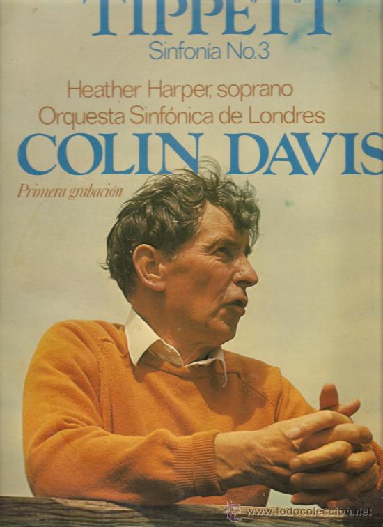 Discos de vinilo: LP CLASICA:  TIPPETT - COLIN DAVIS - Foto 1