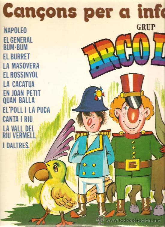Discos de vinilo: lp Infantil: ARCO IRIS : CAN&Ccedil;ONS PER A INFANTS - Foto 1