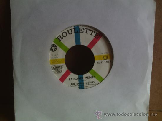 Discos de vinilo: BARRY SISTERS ---- PASSOVER MEDLEY - Foto 1