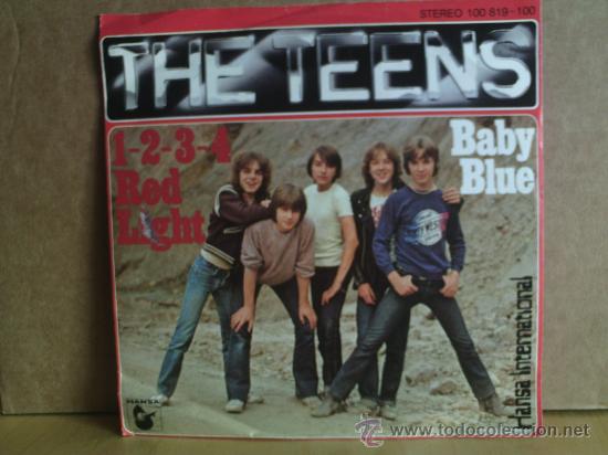 Discos de vinilo: THE TEENS ---- 1-2-3-4 RED LIGHT - Foto 1