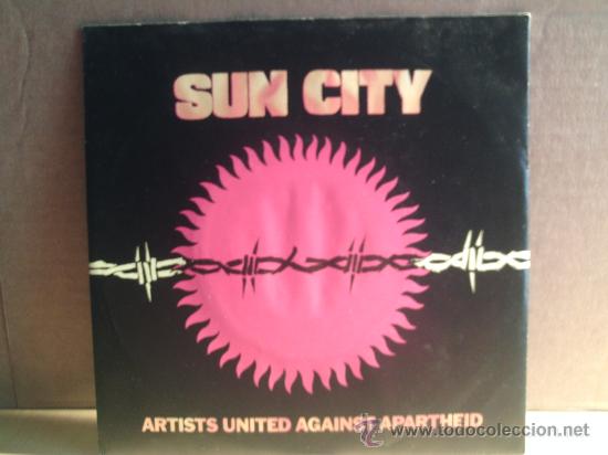Discos de vinilo: SUN CITY ---- BONO - DYLAN-RINGO- SPRINGSTEEN - - Foto 1