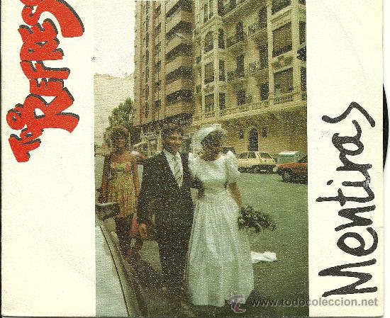 Discos de vinilo: THE REFRESCOS &rdquo;MENTIRAS&rdquo; SINGLE VINILO - Foto 1