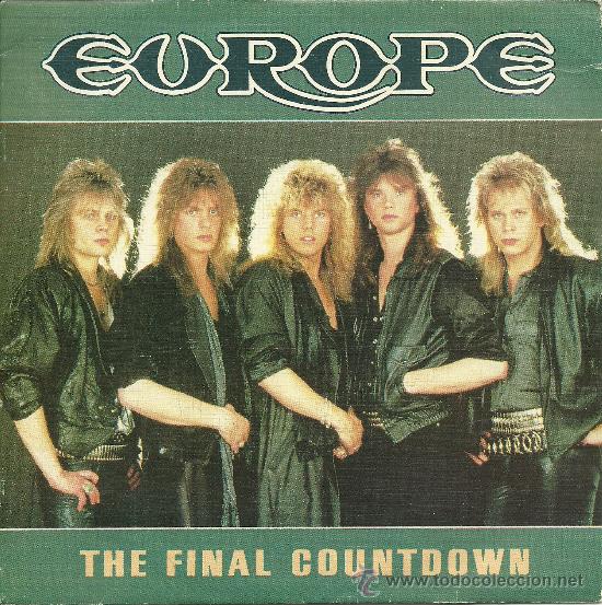 Discos de vinilo: EUROPE &rdquo;THE FINAL COUNTDOWN&rdquo; SINGLE VINILO - Foto 1