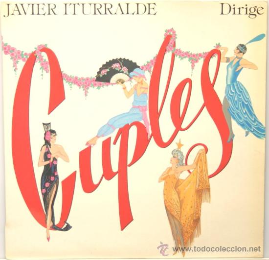 Discos de vinilo: JAVIER ITURRALDE dirige cuples LP hispavox 1984 - Foto 1