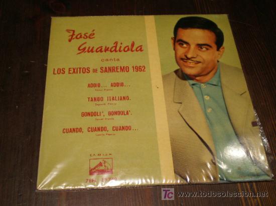 Discos de vinilo: SINGLE DE JOSE GUARDIOLA - Foto 1