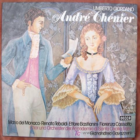 Discos de vinilo: DECCA - GIORDANO - ANDR&Eacute; CH&Eacute;NIER - MONACO / TEBALDI - 2 LPS - NM - Foto 1