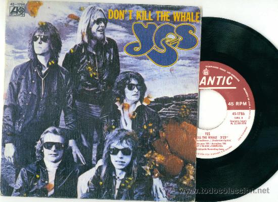 Discos de vinilo: YES. Dont kill the  whale         (vinilo single  1978 ) - Foto 1