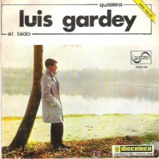 Discos de vinilo: LUIS GARDEY - AL LADO / QUISIERA ** ZAFIRO 1966 **. Lote 18882640